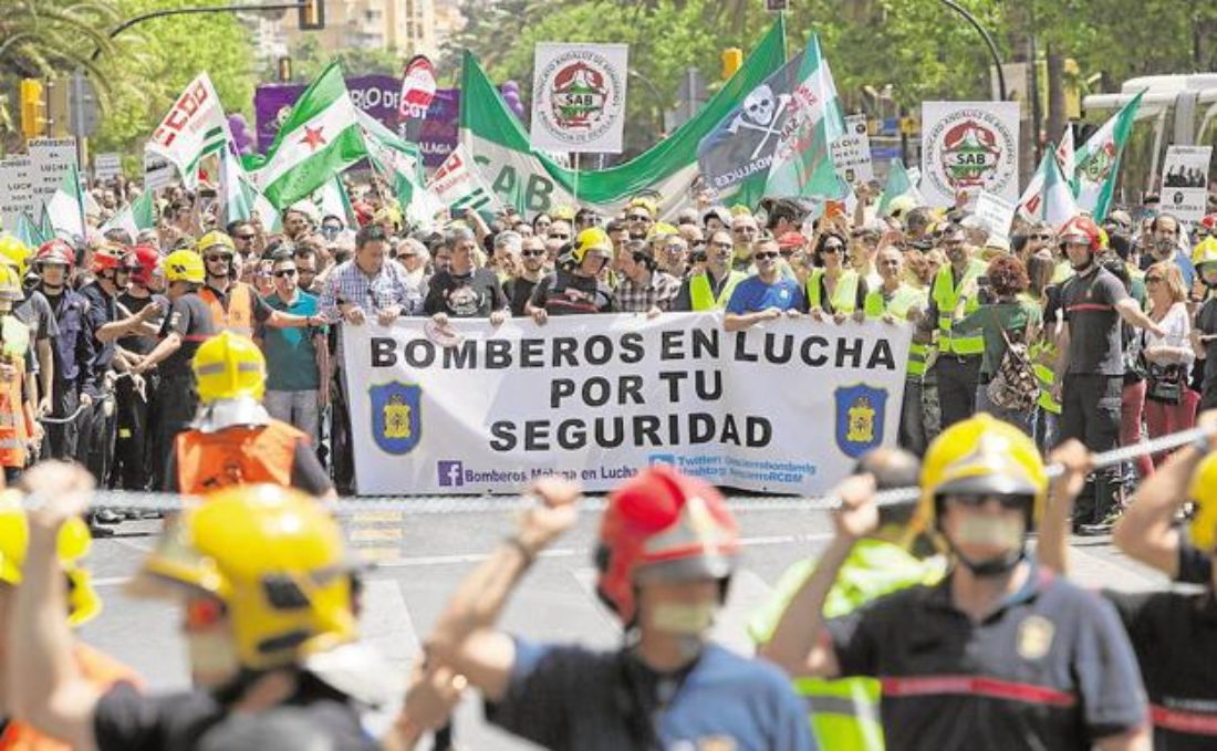 Continúa la crisis de bomberos en el Ayuntamiento de Málaga