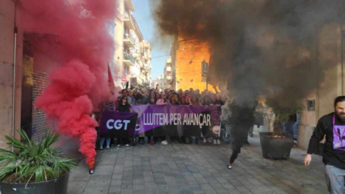 La CGT de Catalunya convoca huelga general de 24 horas para el 8 de marzo