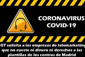 CGT lamenta el fallecimiento de una trabajadora de telemarketing por Covid-19 y explica que investigará las circunstancias en las que enfermó