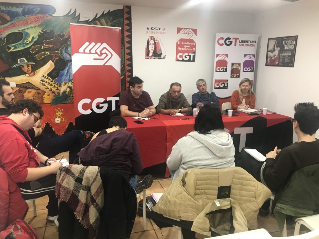 Reunión estatal de las secciones sindicales de Telepizza