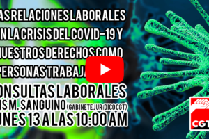 Directo: Lunes 20 abril – Covid-19 Salud Laboral 2