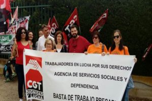 Los trabajadores y trabajadoras de la Agencia de Servicios Sociales y Dependencia van a la huelga los días 22 y 23 de julio