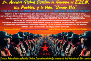 Por el fin de la guerra contra el EZLN y las comunidades zapatistas