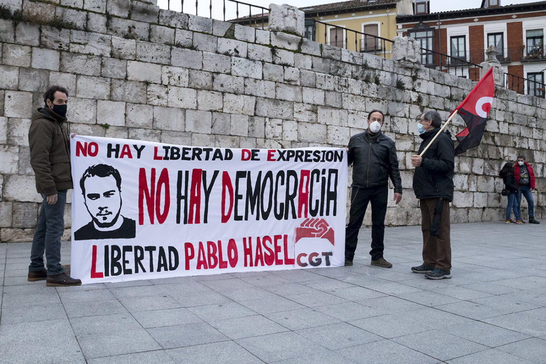 Valladolid: Concentración Solidaridad Pablo Hasél