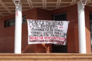 La histórica lucha del pueblo de Marinaleda desprestigiada por los actuales gestores del Ayuntamiento en sus alianzas con el Gobierno andaluz contra los derechos básicos de las trabajadoras