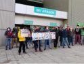 Manifestación del día 18 de marzo del transporte sanitario en Zaragoza