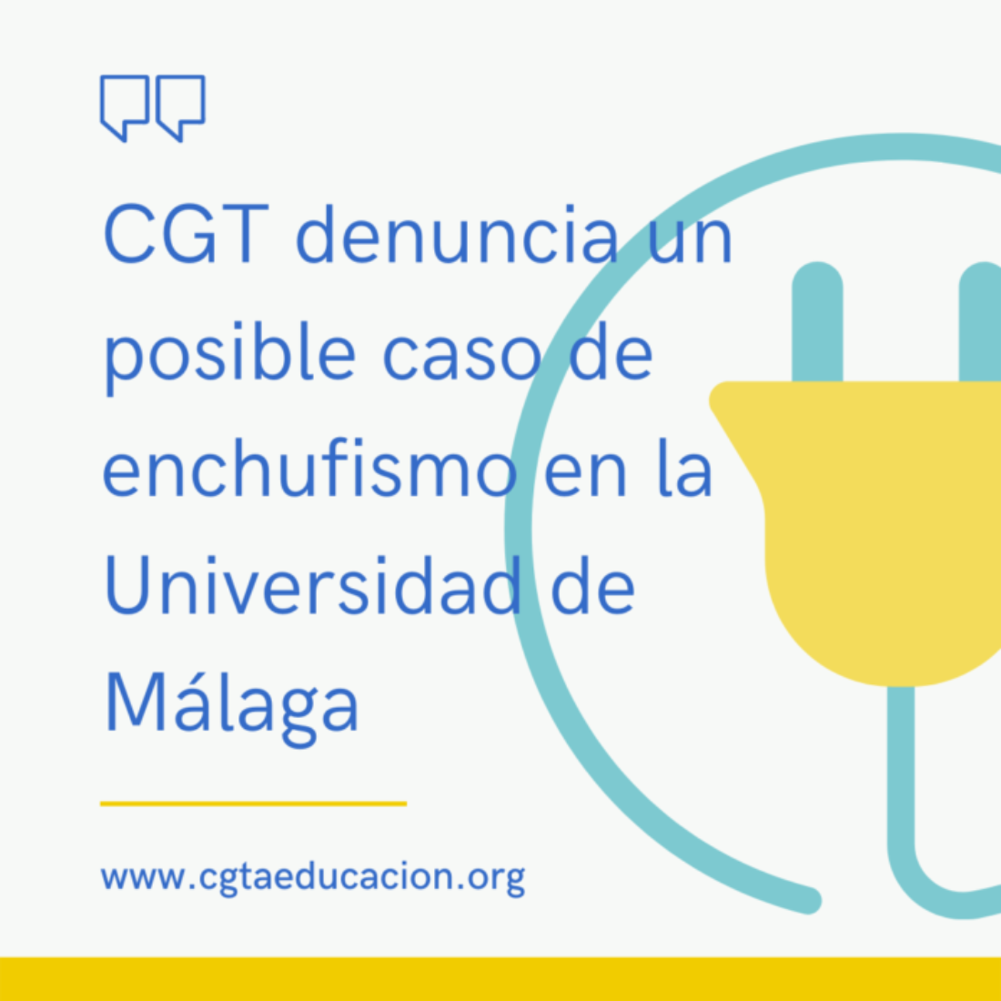 CGT denuncia un posible caso de enchufismo en la Universidad de Málaga