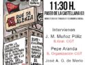 RUEDA DE PRENSA: CGT anuncia protestas contra el desahucio de su sede madrileña al que el Ministerio de Trabajo y Economía Social (Unidas Podemos) le obliga