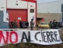 Éxito de la jornada de huelga contra el cierre del centro de Adient Automitive en Calatorao
