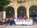 Nueva jornada de huelga en BBVA ante los despidos programados en el ERE