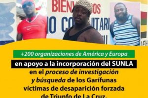 Agradecimiento de SUNLA y OFRANEH por la solidaridad con el pueblo Garífuna