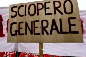11 octubre 2021, huelga unitaria del sindicalismo de base en Italia