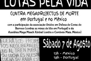 Luchas por la Vida Contra Megaproyectos en México, Portugal y en todo el planeta