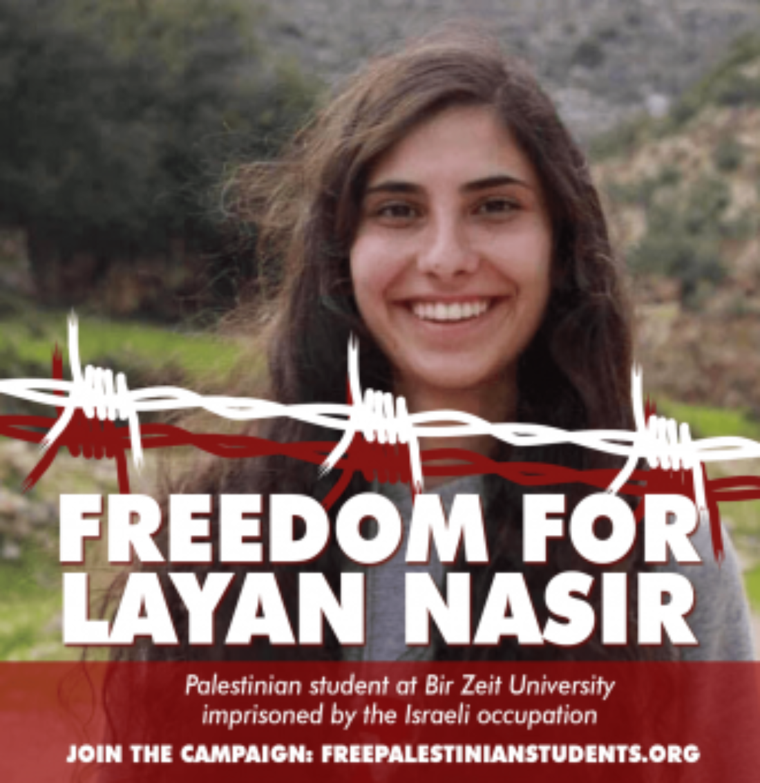 PALESTINA | Libertad para Layan Nasir