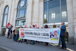 Valladolid: Nos movilizamos en defensa del ferrocarril público e intermodal