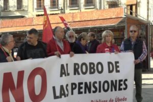 10-E: Concentración en defensa de las pensiones públicas en Úbeda
