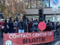 Solidaridad y apoyo a l@s trabajadores de Almaviva Contact Center Gse en Roma