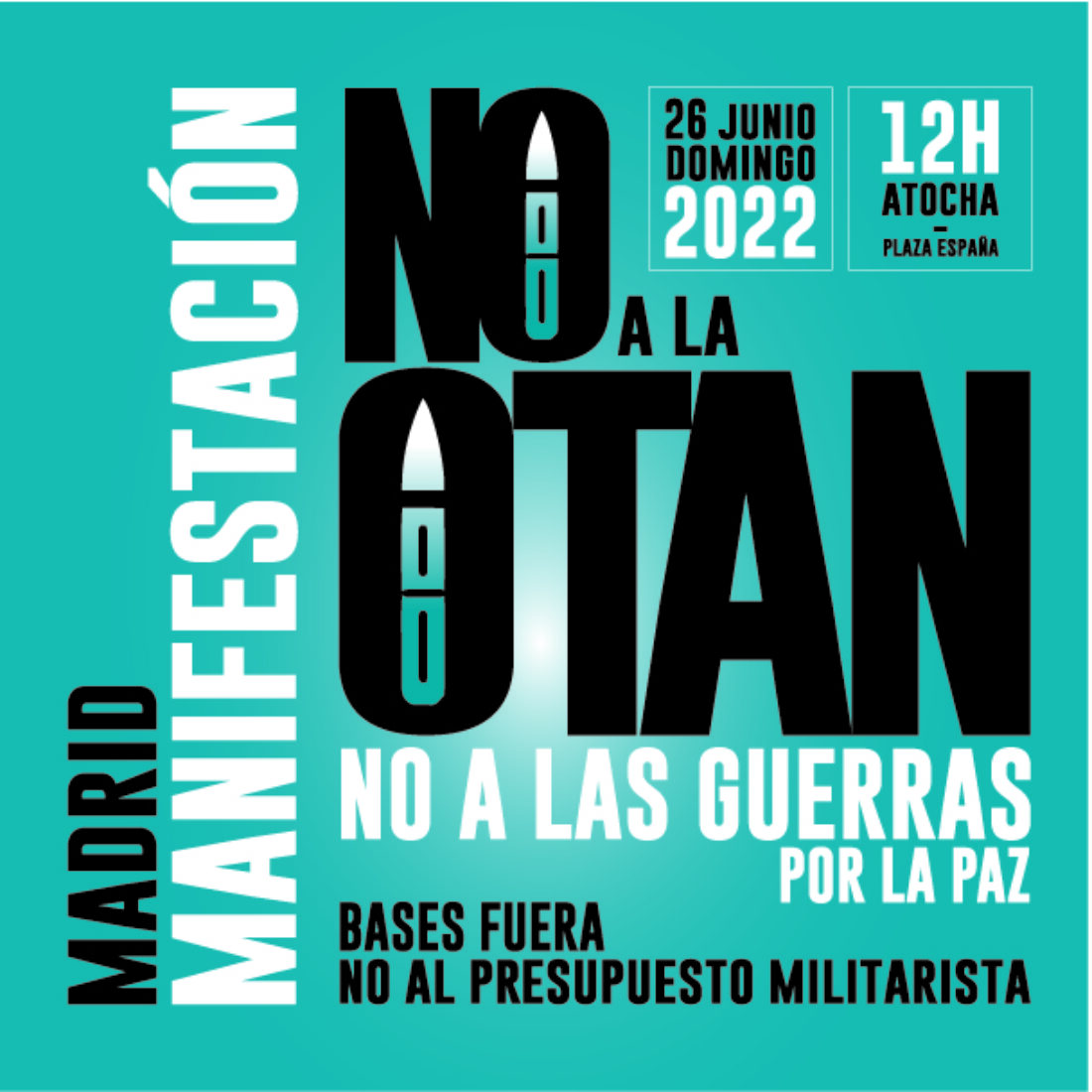 [MAD] CGT participará en las acciones organizadas por la Asamblea Popular contra la Guerra de Madrid, y en la manifestación organizada por esta, por la PEPON y otras organizaciones