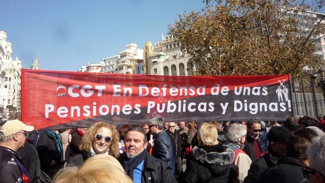 CGT se posiciona en contra del pacto por las pensiones entre PSOE, Unidas Podemos y Bildu, y se opone a los planes privados de pensiones