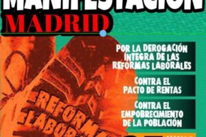 25 de junio: «Contra las reformas que precarizan a la Clase Trabajadora»
