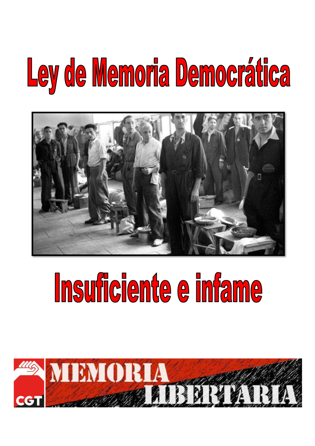 La ‘nueva’ Ley de Memoria Democrática sigue siendo insuficiente e infame con las víctimas del franquismo y sus familiares