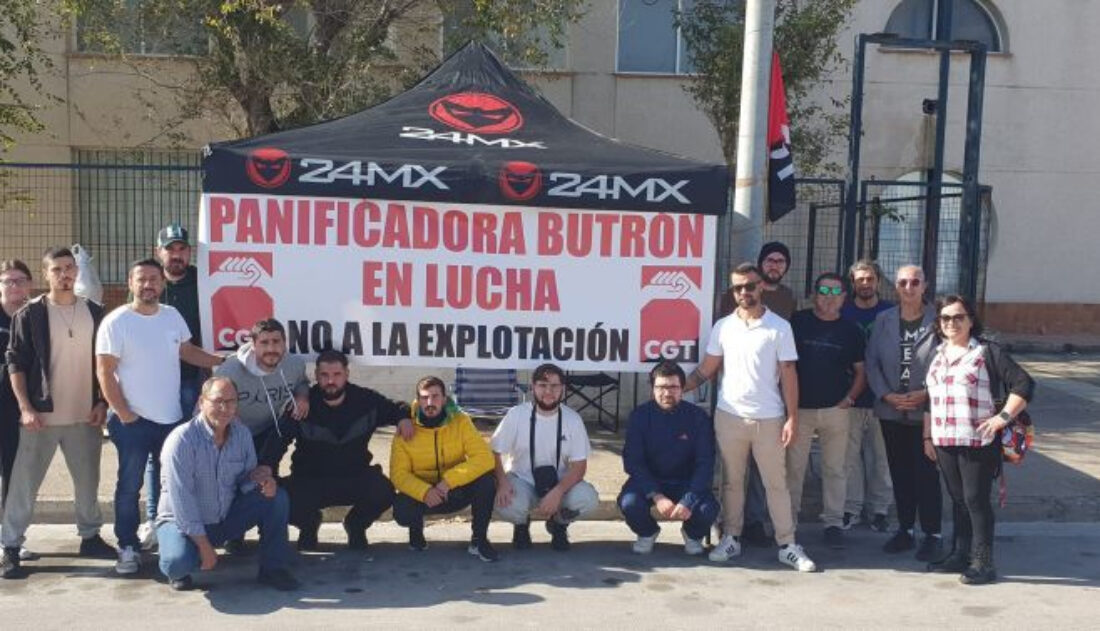 CGT denuncia la violencia ejercida contra los trabajadores en huelga en Panificadora Butrón SL de Chiclana