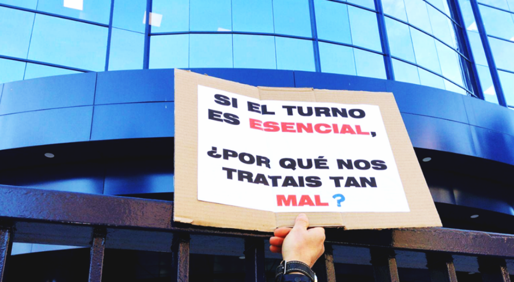 Temporal, a turnos, con necesidades de conciliación, es despedido tras una larga defensa de sus derechos, contra la Dirección de Aena