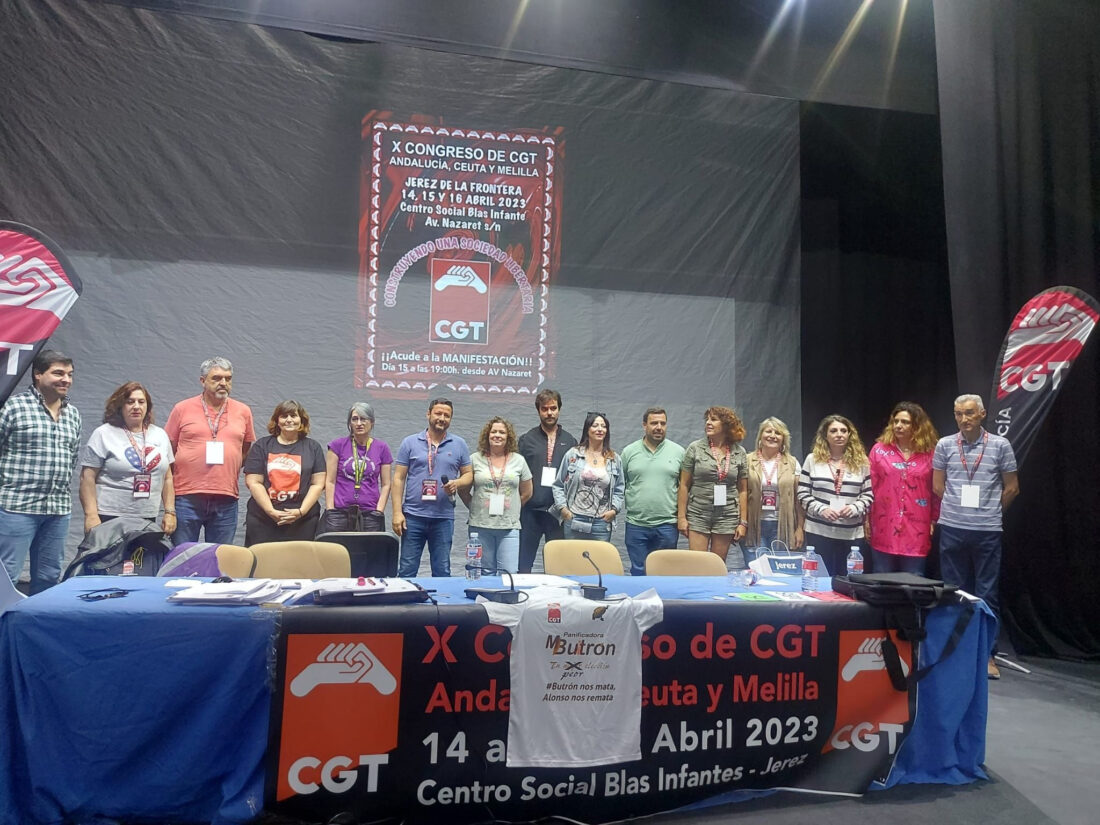 Éxito absoluto del X Congreso de CGT Andalucía, Ceuta y Melilla