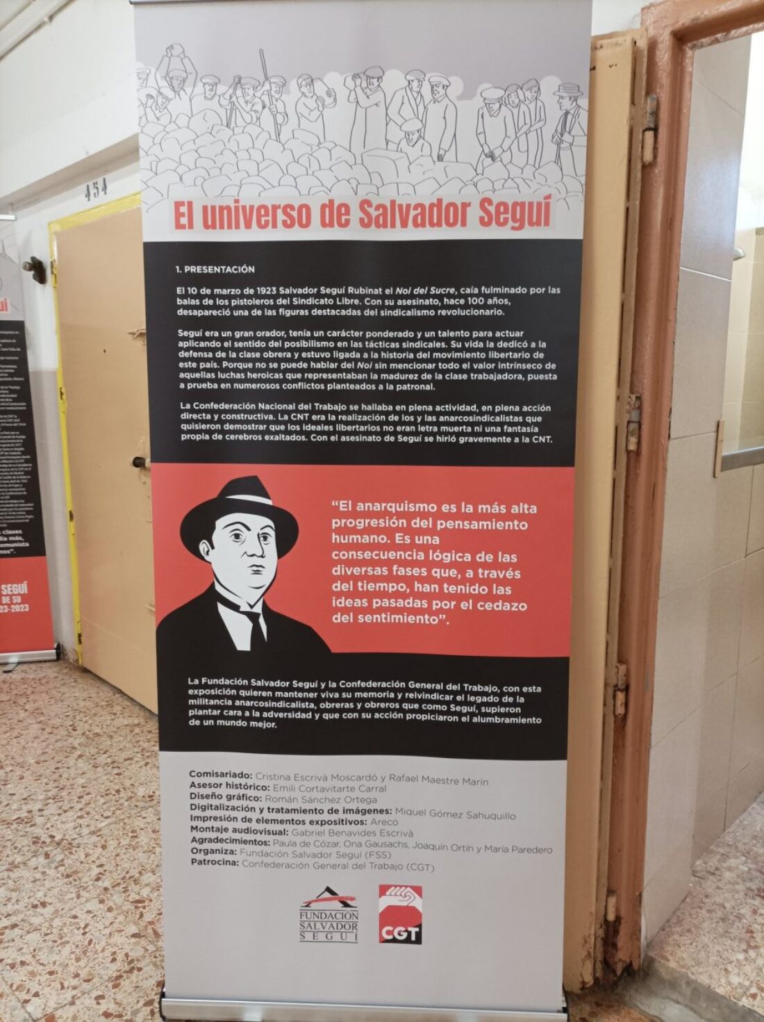 CGT Málaga acogerá la exposición sobre Salvador Seguí: «El Universo de Salvador Seguí»