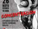 Málaga vivirá mañana un viernes Rojoynegro
