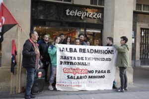 Paros en Telepizza en Zaragoza: CGT convoca un día de huelga «contra los salarios de miseria»