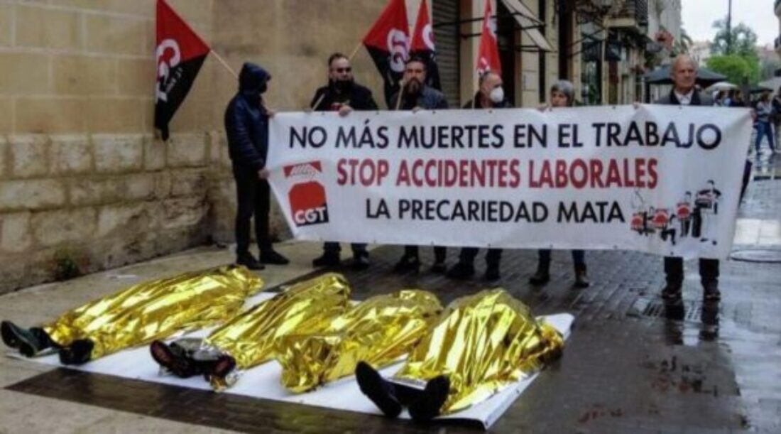 Acto contra la siniestralidad laboral en Cádiz