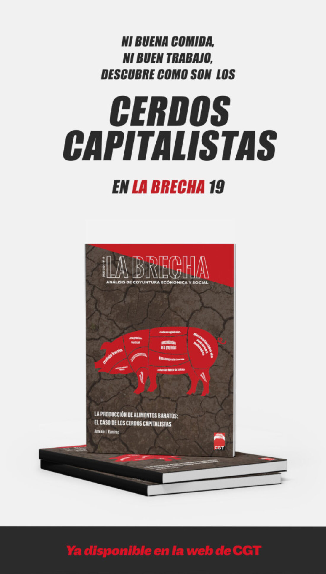 Nuevo número de La Brecha: “La producción de alimentos baratos: el caso de los cerdos capitalistas”