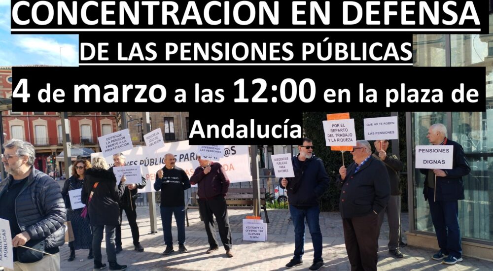 La Asamblea de Pensionistas de Úbeda convoca una nueva concentración el lunes 4 de marzo