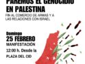 Manifestación en Burgos contra el genocidio en Palestina