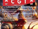 CGT protesta por la lentitud de la Justicia