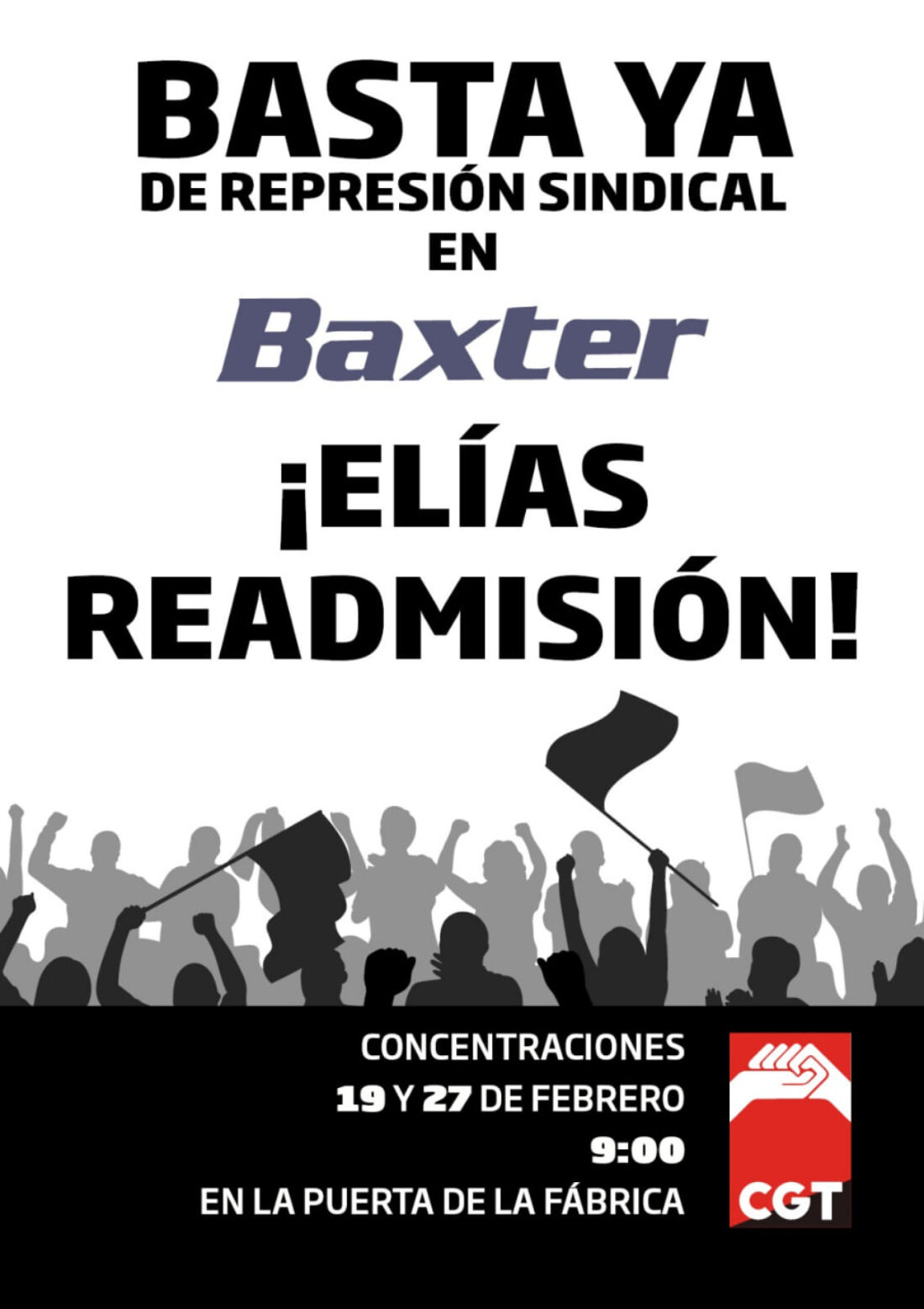 Represión sindical en Baxter