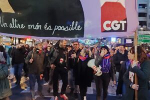 CGT en el País Valencià marcha junto a los colectivos sociales de base en un 8M transfeminista, anticapitalista y anticolonial