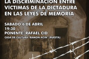 Charla-Debate: La discriminación de las víctimas de la dictadura