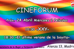 24-A: Cinefórum organizado por La Secretaría de la Mujer y Formación (OO.VV. Madrid)