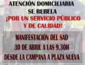 Se cumplen cuatro semanas al raso de la Acampada del SAD ante el Ayuntamiento de Sevilla