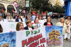Jaén, movilizaciones en defensa del tren en el medio rural andaluz