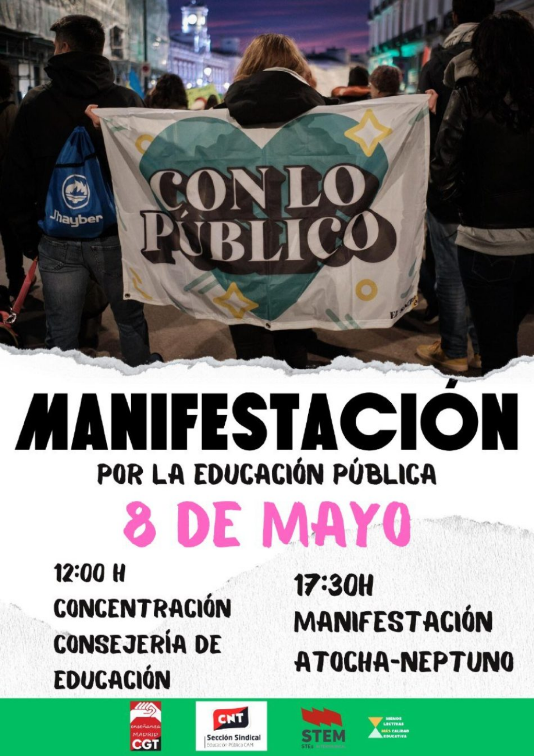 CGT Enseñanza Madrid se opone frontalmente a la realización de las comúnmente conocidas como «pruebas externas» en Educación Primaria y en Secundaria