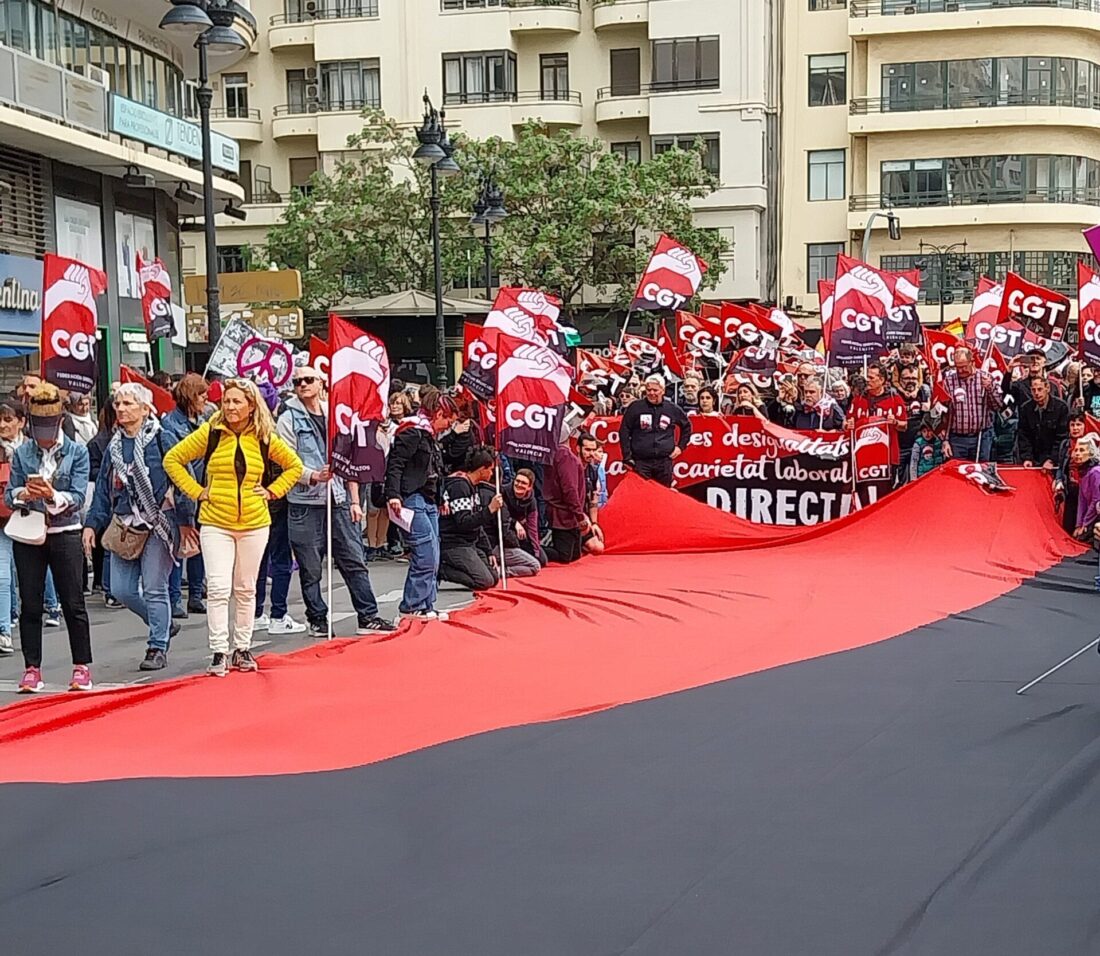 Más de 50 manifestaciones invisibles han recorrido las principales ciudades este 1º de Mayo