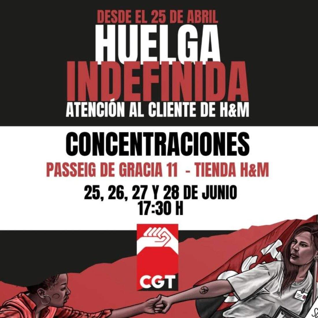 H&M Atención Cliente: 2 meses de huelga indefinida