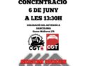 CGT- huelga y concentración en Administración General del Estado en Barcelona