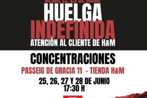 H&M Atención Cliente: 2 meses de huelga indefinida