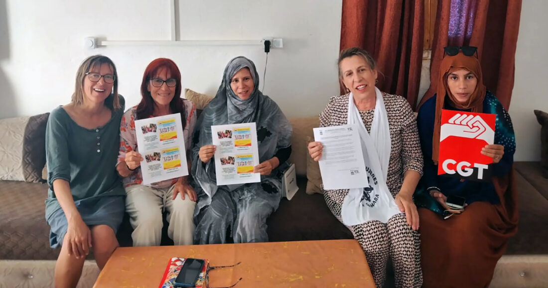 Conociendo otras realidades: Compañeras de la CGT en los campamentos saharauis