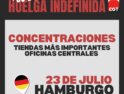 Se cumplen 90 días de huelga indefinida en H&M. Actos en Suecia y Alemania