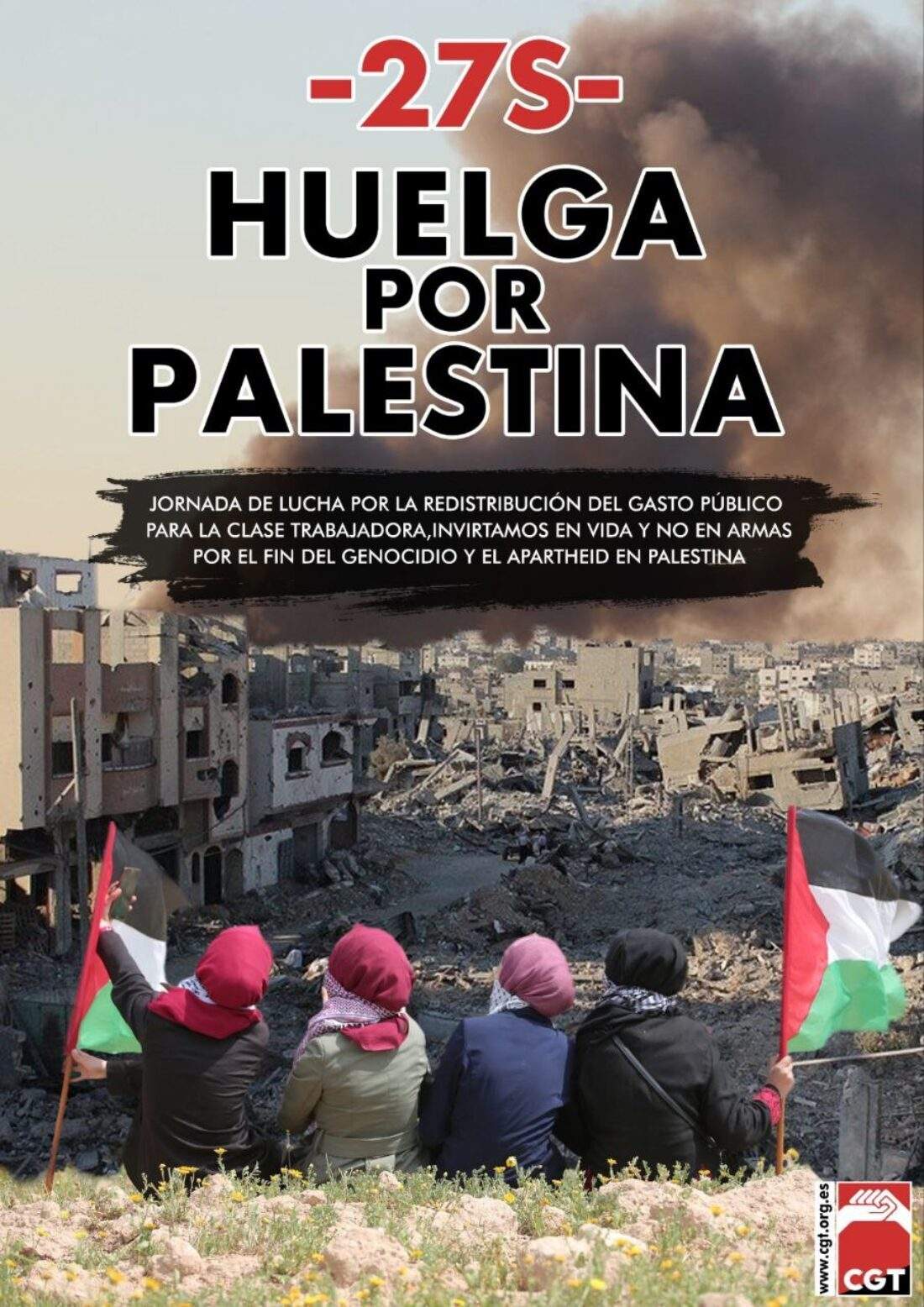 El 27 de septiembre vamos a la huelga por Palestina